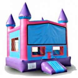 Commercial Grade Inflatable Pink Module Castle Bouncer Bouncy House