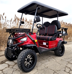 48V Electric Golf Cart 4 Seater Lifted Renegade Edition Utility Golf ...