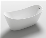 Freestanding Bathtub Modern Seamless Acrylic Bathtub - Bolsena 67"