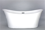 Freestanding Bathtub Modern Seamless Acrylic Bath Tub - Lesina 66"