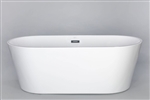 Freestanding Bathtub Modern Seamless Acrylic Bath Tub - Lugano 67"