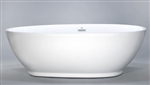 Freestanding Bathtub Modern Seamless Acrylic Bath Tub - Sangro 71"