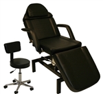 Hydraulic Adjustable Facial Salon Chair With FREE Black Stool