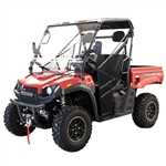400cc T-BOSS 410 Gas Golf Cart UTV Utility Vehicle 2 Seater 25.5HP 2WD/4WD With Dump Bed