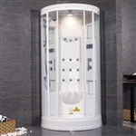 Zen Brand New Walk In Steam Shower - 40" x 40" x 85"