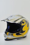 White MotoCross Helmet (DOT Approved) Kids or Adult