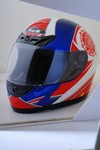 Blue Motorcycle Helmet (DOT Approved) Kids or Adult