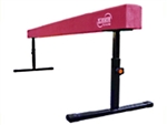 High Quality Pink 8' Gymnastics Balance Adjustable 14"-24" High Beam