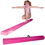 High Quality Pink 12' Gymnastics Folding Beam