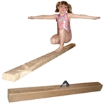 High Quality Tan 8' Gymnastics Folding Beam