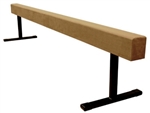 High Quality Tan 8' Gymnastics Balance 18" High Beam