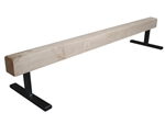 High Quality Tan 8' Gymnastics Balance 12" High Beam