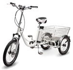 500 Watt Electric Powered Tricycle Motorized 3 Wheel Trike Scooter Bicycle