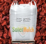 Terracotta Red Rubber Mulch Shredded Mulch - Painted For Playgrounds and/or Landscaping (ASTM F-3012 CERTIFIED) - Red