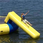 Aqua Slide Attachment for Aqua Jump Eclipse Water Trampoline / Bongo Bounce Platform