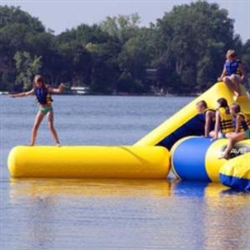 Aqua Log Small Attachment for Aqua Jump Eclipse Water Trampoline / Bongo Bounce Platform