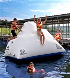 Brand New 7' Iceberg Inflatable Climbing Wall and Water Slide