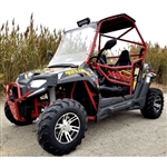 Avenger Gas Golf Cart UTV 170 MaX Utility Vehicle w/ Windshield Oversized Tires & Custom Rims/Suspension - UV-29-150