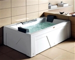 Grandios WS-0506 71"x52"x26" Dual Therapy Rectangular Jetted Bath Tub