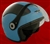 Adult Sky Blue Open Face Motorcycle Helmet (DOT Approved)