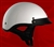 Adult White Half Helmet Cruising Helmet (DOT Approved)