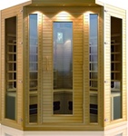 Brand New 3-4 Person Corner Infrared Sauna ETL Approved