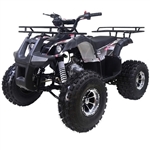 125cc Quad TForce Utility ATV 4 Wheeler with Automatic Transmission w/Reverse, LED Headlights & 19"/18" Alloy Rim/Tires