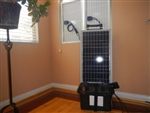 Solar Powered Generator 12v 80 Watts 55 Amp Hours Solar Power Generator