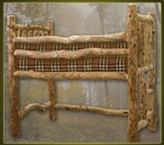 Brand New Rustic Furniture Log Loft Bed