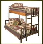 Brand New Rustic Furniture Hickory Bunk Bed