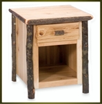 Brand New Rustic Furniture Hickory One Drawer Nightstand