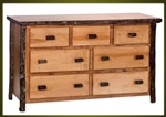 Brand New Rustic Furniture 7 Drawer Dresser