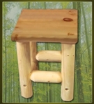 Brand New Rustic Furniture Lodgepole Legs Nightstand