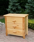Brand New Rustic Furniture 3 Drawer Dresser
