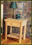 Brand New Rustic Furniture Night Table w/ Drawer