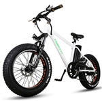 20" Electric Fat Tire Bicycle 300 Watt 36v 10Ah Lithium Powered Mini Cruiser Bike