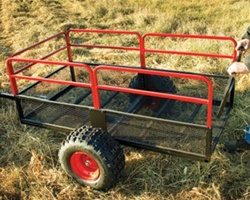 High Quality X2 Steel Mesh Utility Trailer