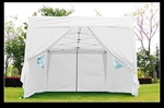 10x15 White Easy Set Pop Up Party Tent Canopy Gazebo