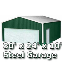 24 x 30 metal garage