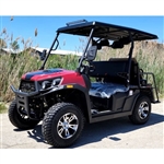 4 Seater Gas Golf Cart Utility Vehicle UTV Rancher 200 EFI With Automatic Trans. & Reverse - RED