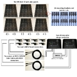 Brand New 600W 24V Solar Panel Complete Kit