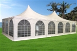 40' x 20' Heavy Duty Pagoda PVC Party Wedding Carport White Tent