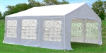 White 10' x 20' Canopy Carport Shade Party Tent