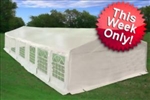 White 40' x 20' Heavy Duty Party Wedding Tent Canopy Carport