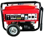 3500W 6.5HP Gasoline Gas Generator with Electric battery Start and Wheels