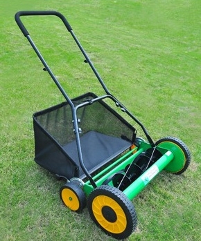  Hand Push Reel Mower, Manual Lawn Mower with