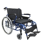 Brand New High Quality Karman BT-10 22" Seat Foldable Wheelchair with Detachable Footrests