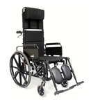 Wheelchair High Quality Karman KM5000F 20" Lightweight Reclining Wheelchair with Removable Desk Armrest