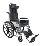 Brand New High Quality 20" Karman KN-880W-E – 50 lbs Steel Reclining Wheelchair