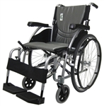 Karman Wheelchair S-Ergo 115 Ultra Lightweight Ergonomic Wheelchair with Swing Away Footrest and Quick Release Wheels
